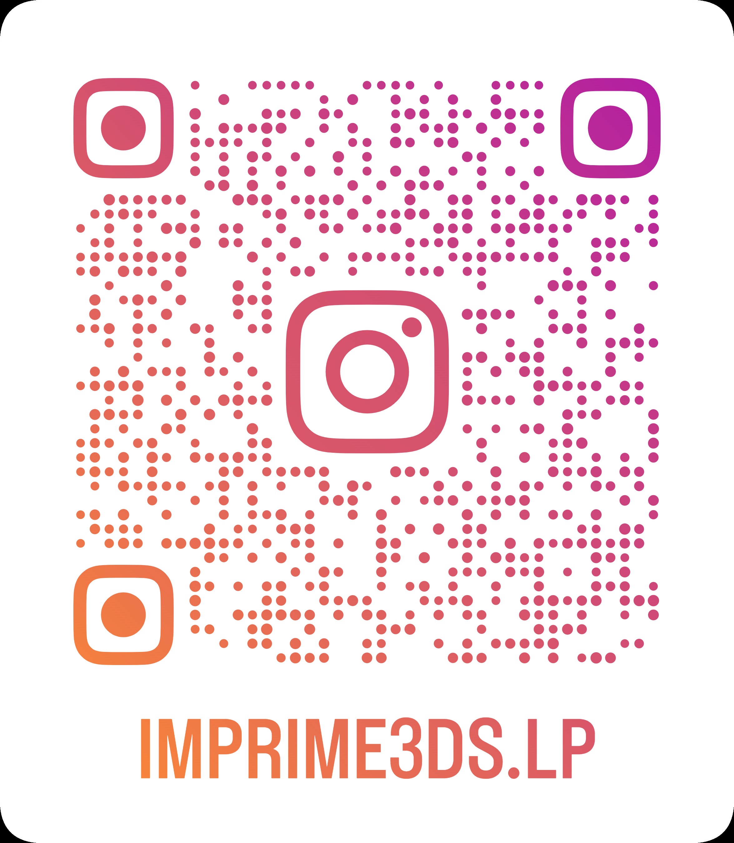 Código QR de Instagram para imprime3ds.lp