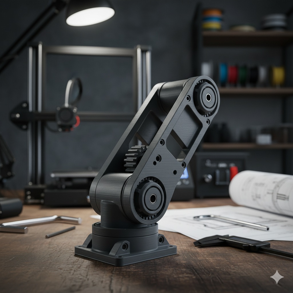 Pieza funcional impresa en 3D en PETG